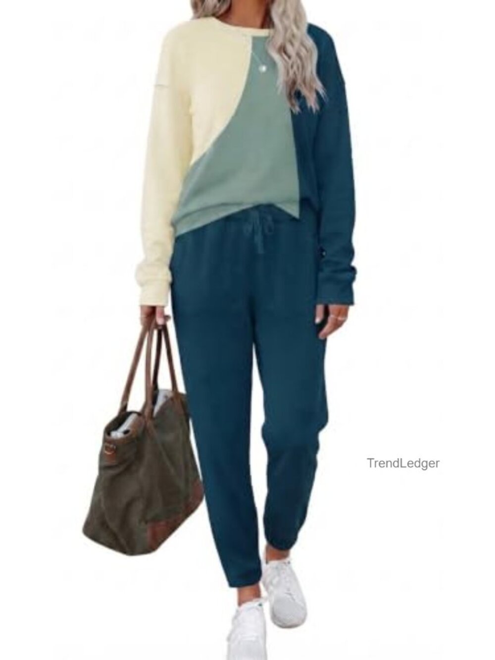 Women's Two Piece Lounge Set Sweatsuit Loungewear Jogger Outfit